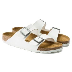 NIB Birkenstock Arizona White Birko-Flor Regular Width Select Size